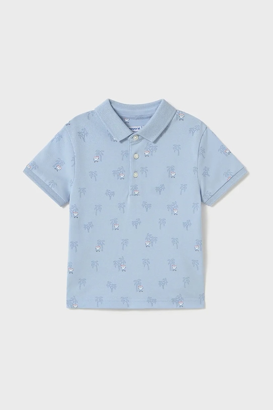 Дитяче поло Mayoral з еластаном блакитний 1109.3F.Baby.PPYA