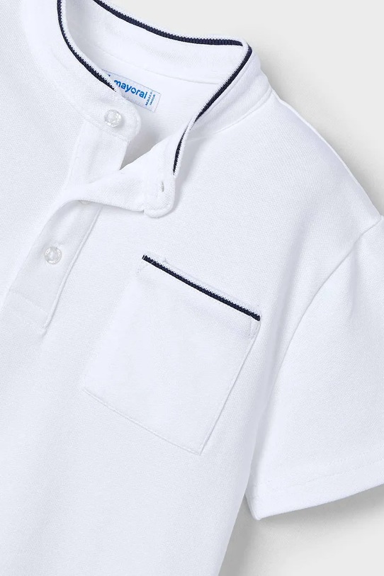 Băieți Mayoral tricou polo copii 3102.5A.Mini.PPYA alb