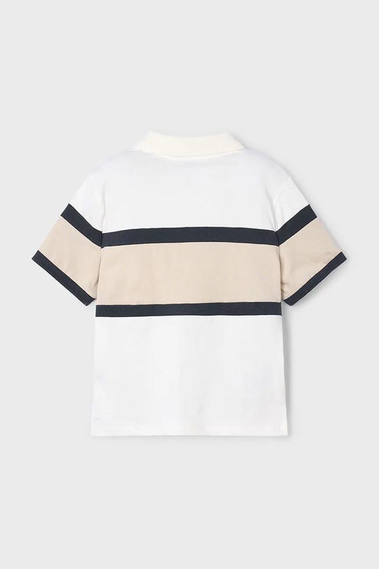 Mayoral tricouri polo din bumbac pentru copii 3103.5B.Mini.PPYA bej SS25
