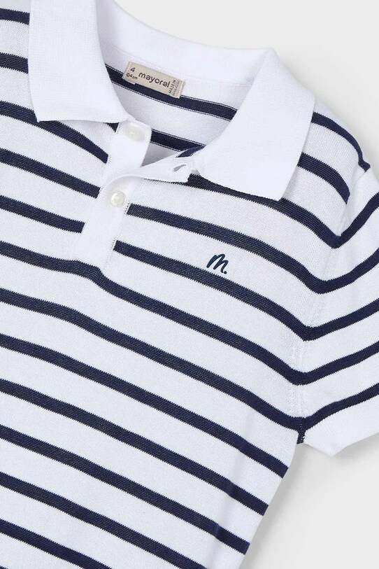 Dětské polo tričko Mayoral bílá 3104.5C.Mini.PPYA