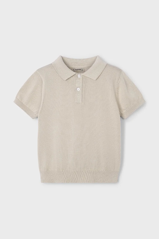 Mayoral tricou polo copii cu modele bej 3104.5C.Mini.PPYA