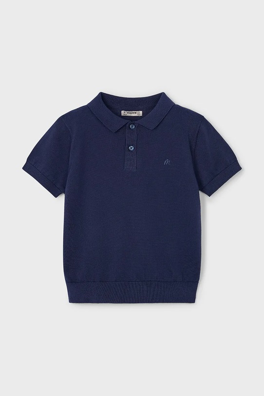 Mayoral polo dziecięce wzorzyste granatowy 3104.5C.Mini.PPYA