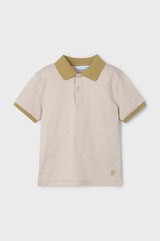 Дитяче поло Mayoral бавовна бежевий 3105.5C.Mini.PPYA