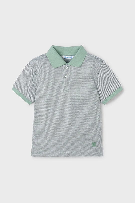 Mayoral polo dziecięce bawełna zielony 3105.5C.Mini.PPYA