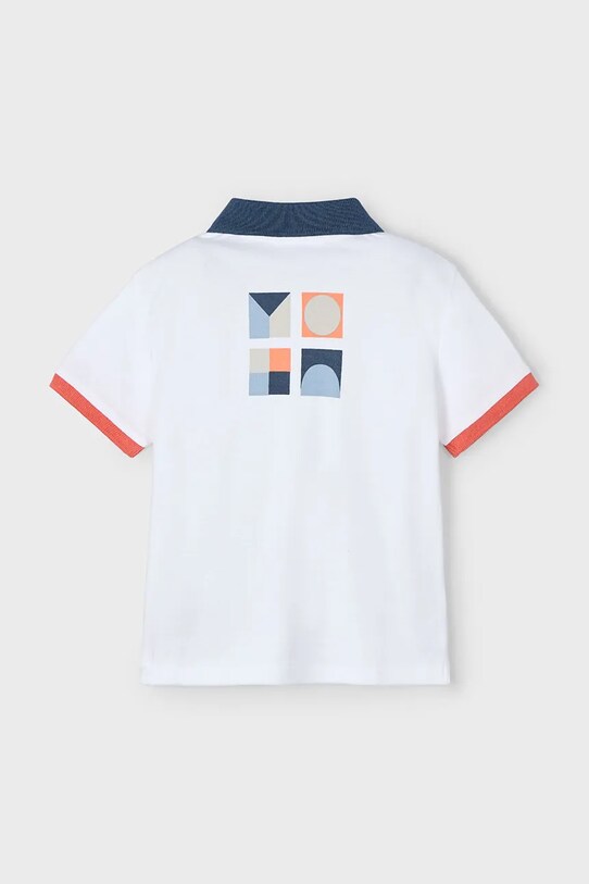 CHLAPEC Dětská bavlněná polokošile Mayoral 3106.5D.Mini.PPYA oranžová