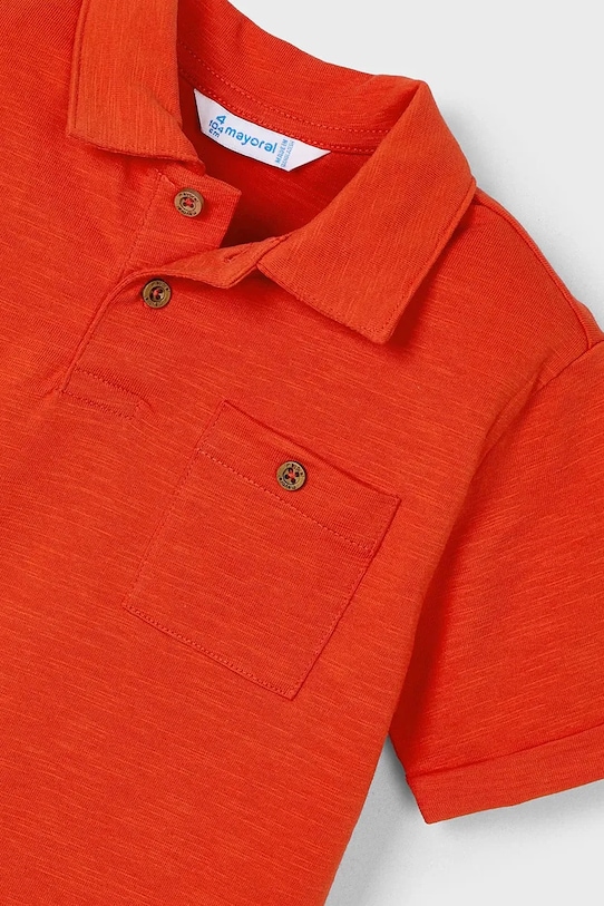 Дитяче бавовняне поло Mayoral червоний 3109.5H.Mini.PPYA