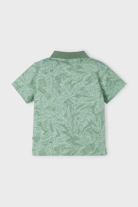 Băieți Mayoral tricouri polo din bumbac pentru copii 3110.5J.Mini.PPYA verde