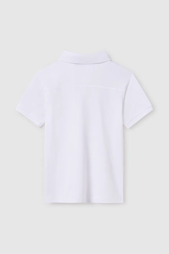 Chłopiec Mayoral polo bawełniane dziecięce 6127.7A.Junior.PPYA biały