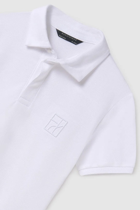 Mayoral polo bawełniane dziecięce biały 6127.7A.Junior.PPYA