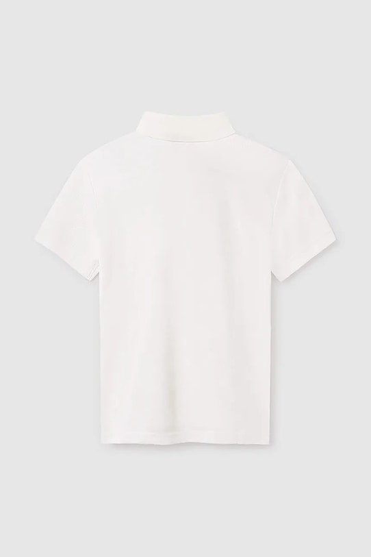 Αγορίστικα Παιδικά βαμβακερά μπλουζάκια πόλο Mayoral 6128.7B.Junior.PPYA λευκό