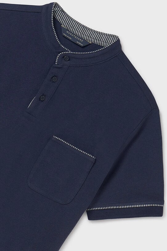 Mayoral polo bawełniane dziecięce granatowy 6131.7C.Junior.PPYA