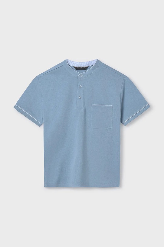 Mayoral polo bawełniane dziecięce bawełna turkusowy 6131.7C.Junior.PPYA