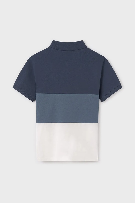 CHLAPEC Dětská bavlněná polokošile Mayoral 6132.7D.Junior.PPYA modrá