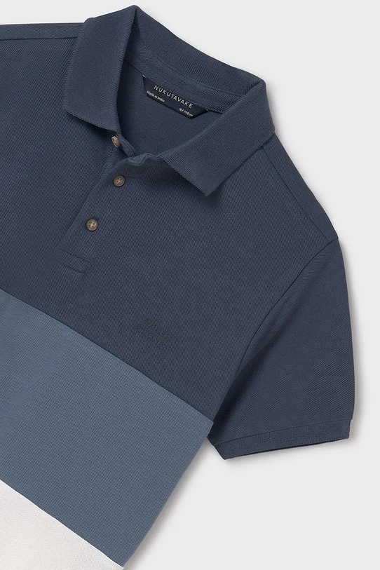 Dětská bavlněná polokošile Mayoral modrá 6132.7D.Junior.PPYA