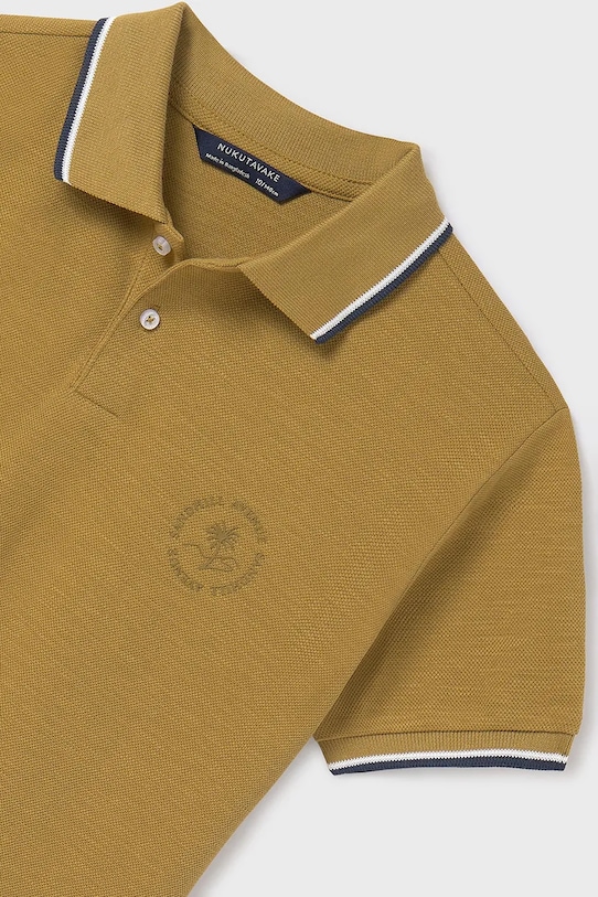 Chłopiec Mayoral polo bawełniane dziecięce 6133.7D.Junior.PPYA żółty