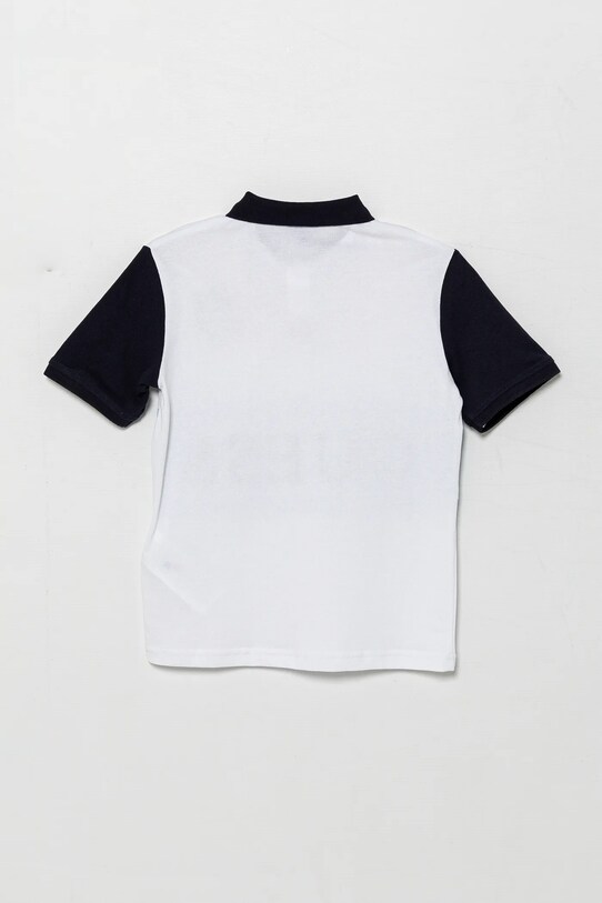 Guess polo bawełniane dziecięce L5GP00.KADZ4.PPYA biały SS25