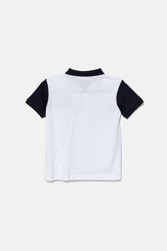 Дитяче бавовняне поло Guess N5GP02.KADZ4.PPYA білий SS25