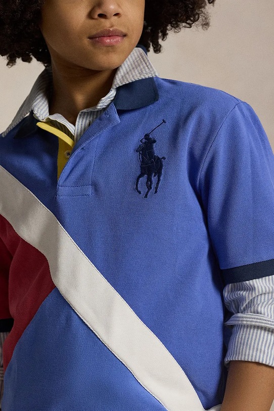 Polo Ralph Lauren tricouri polo din bumbac pentru copii 323964080001 albastru