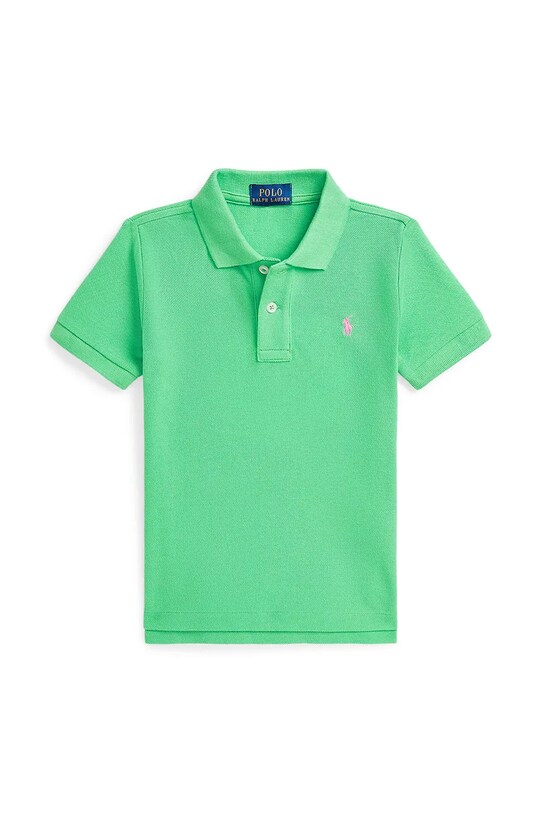 Дитяче бавовняне поло Polo Ralph Lauren бавовна зелений 322703632192