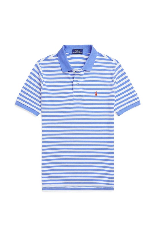 Дитяче бавовняне поло Polo Ralph Lauren бавовна блакитний 323964150001