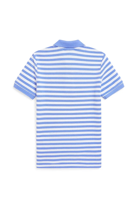 Дитяче бавовняне поло Polo Ralph Lauren 322964150001 блакитний SS25