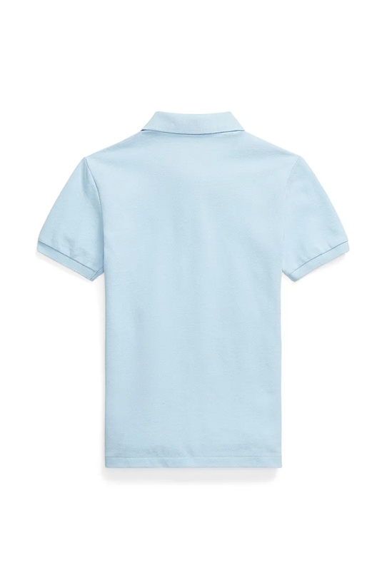Pamučna polo majica Polo Ralph Lauren 323708857064 plava SS25