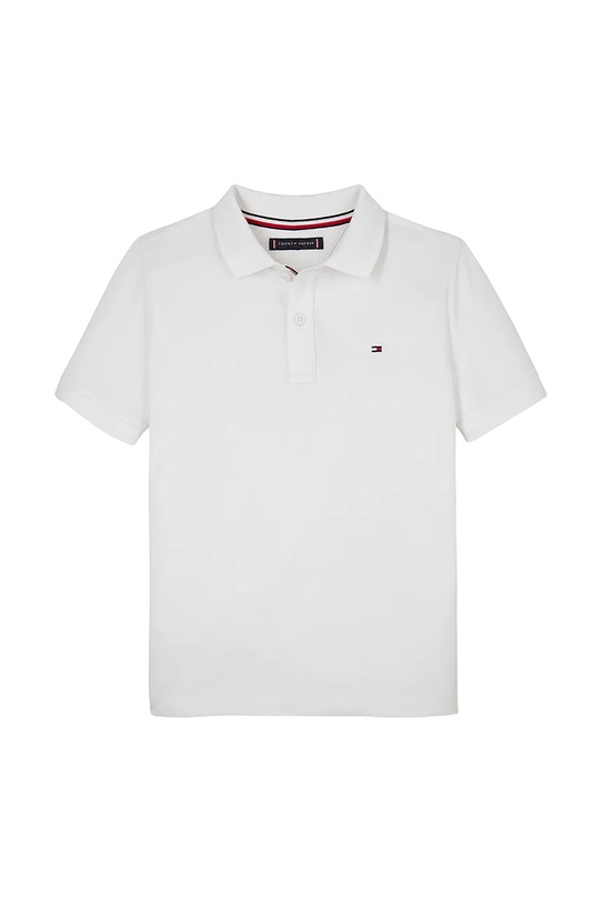 Dětské polo tričko Tommy Hilfiger KB0KB09103.128.176.PPYA bílá SS25