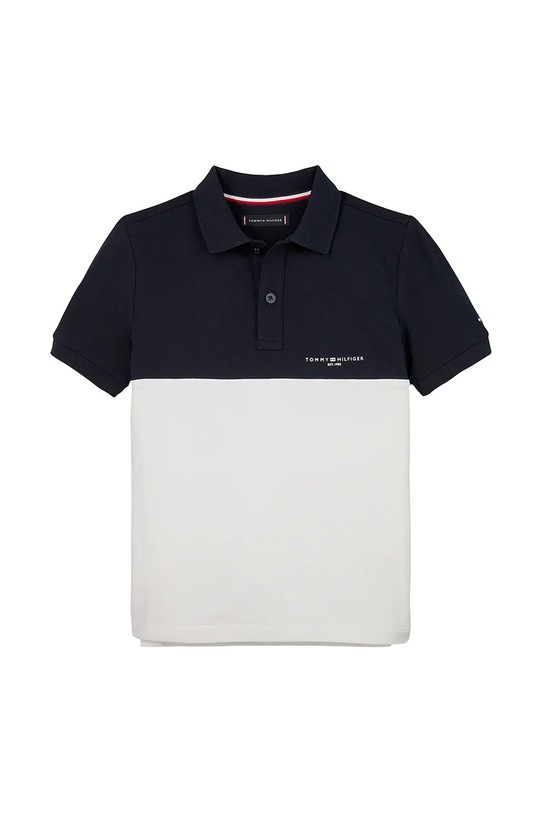 Tommy Hilfiger tricou polo copii KB0KB09527.116.122.PPYA alb SS25
