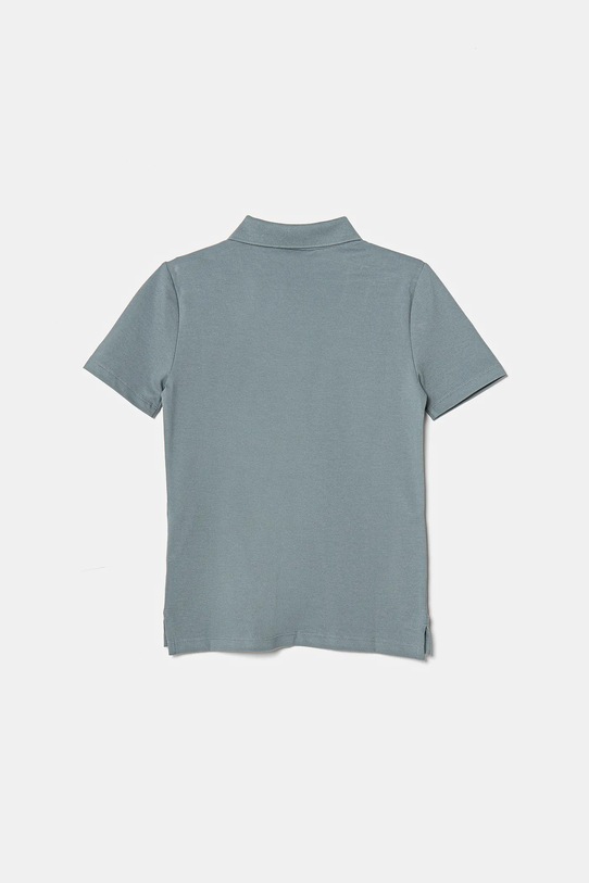 Дитяче поло Calvin Klein Jeans IB0IB02486.PPYA бірюзовий SS25