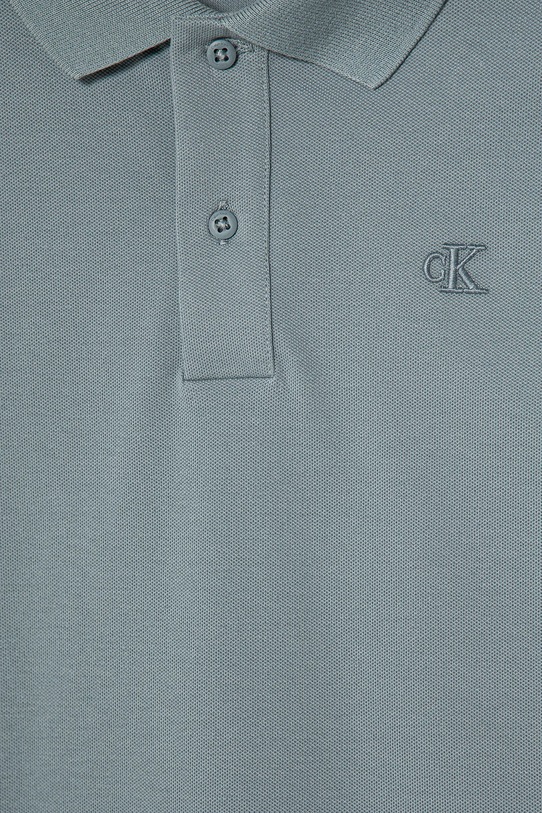 Хлопчик Дитяче поло Calvin Klein Jeans IB0IB02486.PPYA бірюзовий