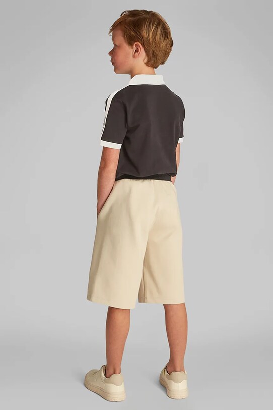 Dětské polo tričko Calvin Klein Jeans černá IB0IB02485.PPYA