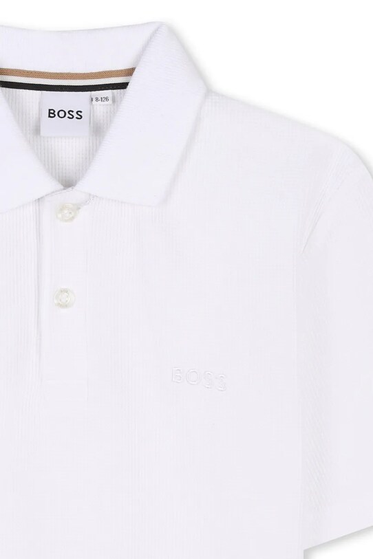 Băieți BOSS tricou polo copii J52042.102.108 alb