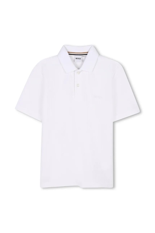Дитяче поло BOSS з еластаном білий J52042.162.174