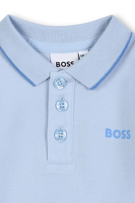 BIMBO BOSS polo in cotone neonati J52094.67.81 blu