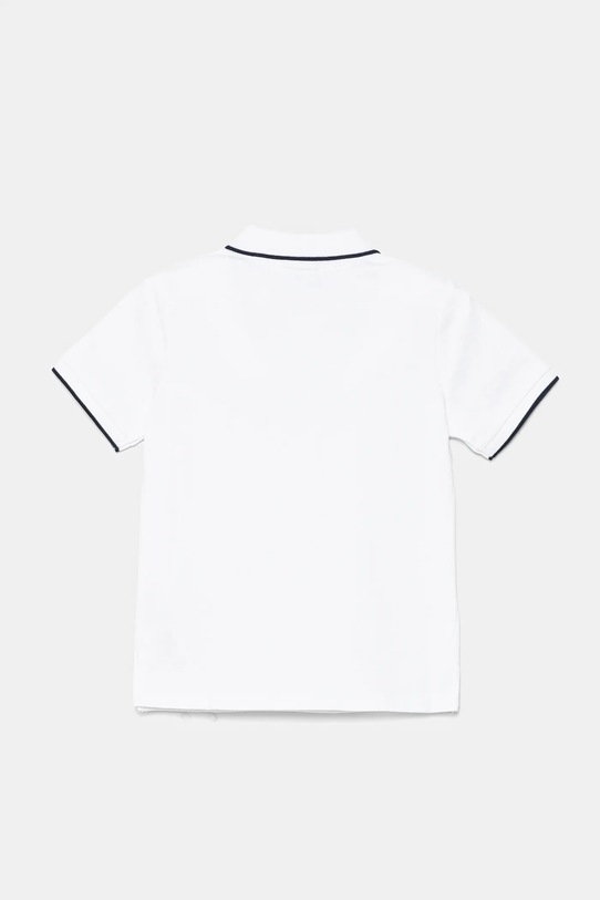 Băieți BOSS tricouri polo din bumbac pentru bebeluși J05P13 alb