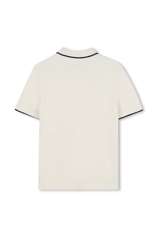 BOSS polo in lana bambino/a J52011.102.108 beige SS25