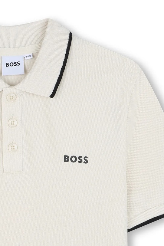 BIMBO BOSS polo in lana bambino/a J52011.102.108 beige