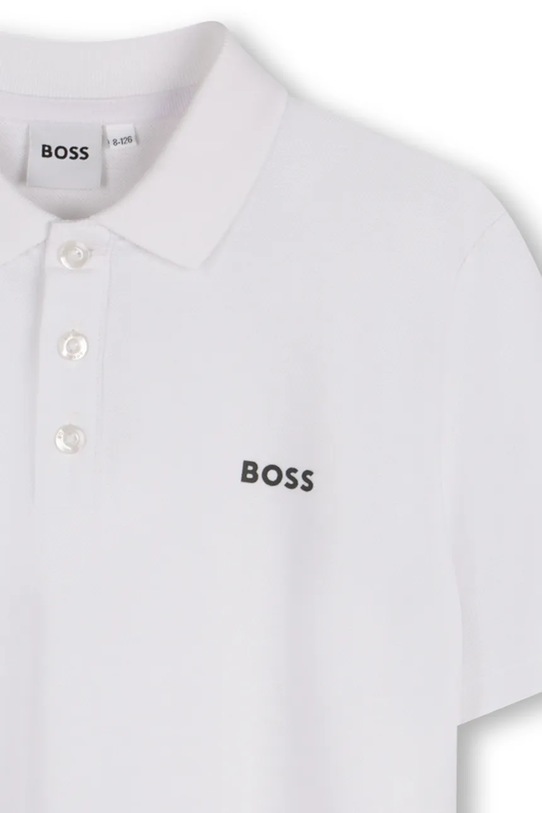 Мальчик Детское хлопковое поло BOSS J52014.162.174 белый
