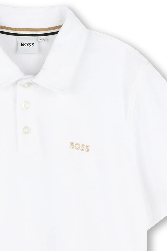 Мальчик Детское хлопковое поло BOSS J52017.114.150 белый