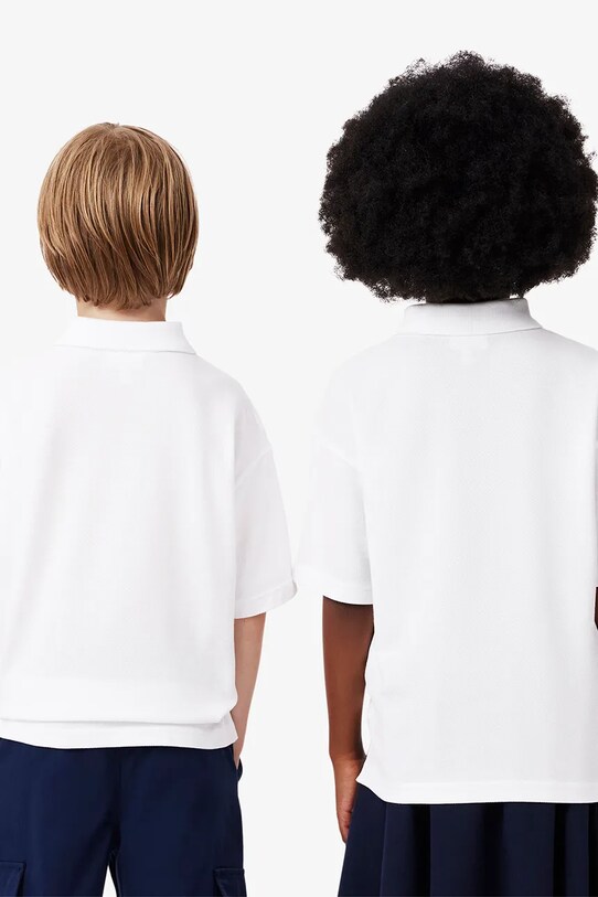 Dětská bavlněná polokošile Lacoste PJ2482