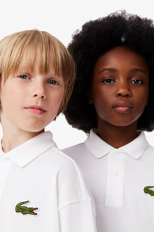 Dětská bavlněná polokošile Lacoste PJ2482