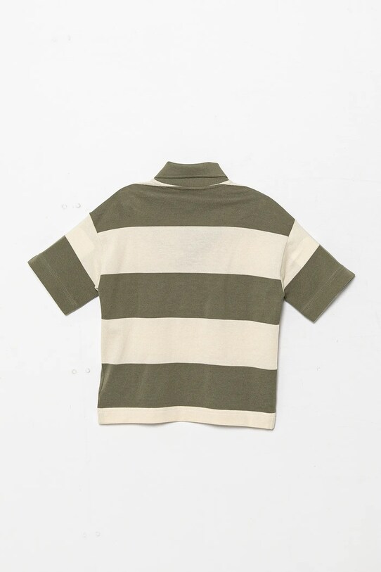 Lacoste tricouri polo din bumbac pentru copii PJ8423 verde SS25