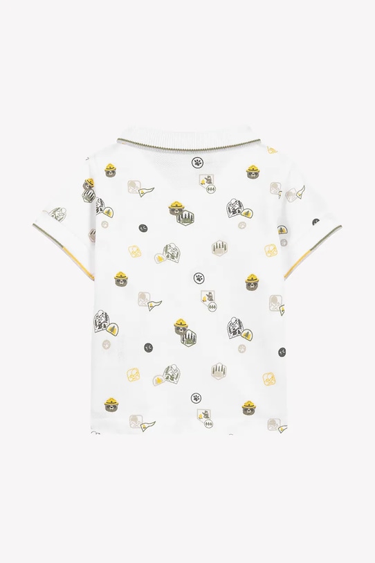 Detská bavlnená polokošeľa Tartine et Chocolat CA11121.80.94 biela SS25