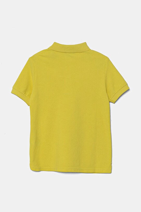 Detská bavlnená polokošeľa United Colors of Benetton 3089C300Q.G.Season.PPYA zelená SS25