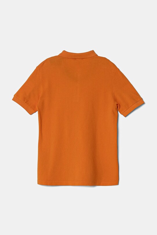 United Colors of Benetton tricouri polo din bumbac pentru copii 3089C300Q.G.Reproposed portocaliu SS25