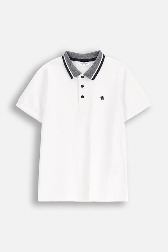 Coccodrillo polo con colletto bianco WC5143602EJB