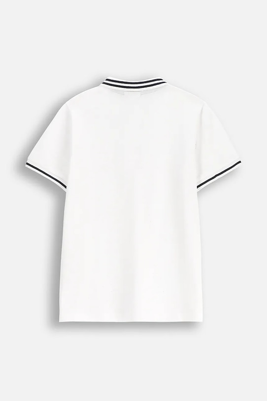 Polo tričko Coccodrillo WC5143603EJB biela SS25