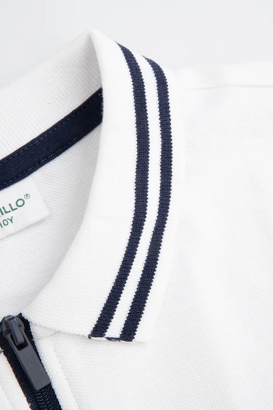 Chlapec Polo tričko Coccodrillo WC5143603EJB biela