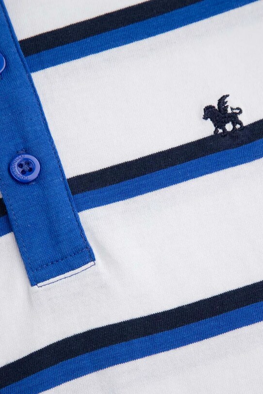 Pamučna polo majica Coccodrillo bijela WC5143201BSB