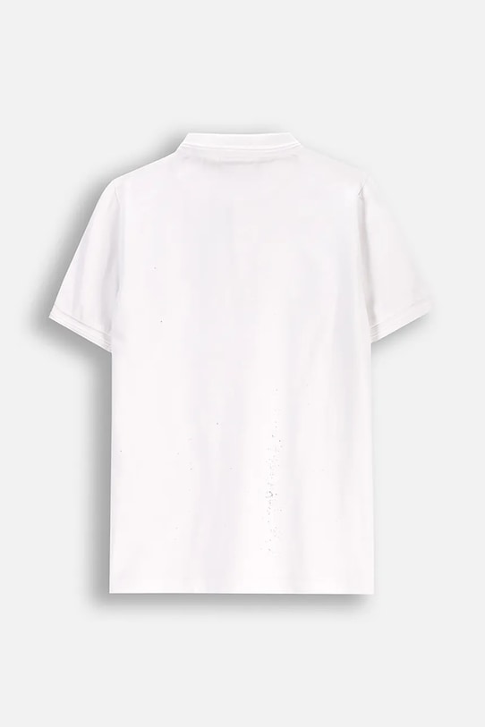 Coccodrillo tricouri polo din bumbac pentru copii WC5143601BSB alb AW25